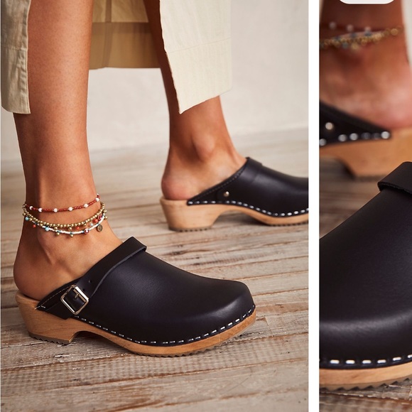 Alma MIA black Swedish clogs - Picture 3 of 8